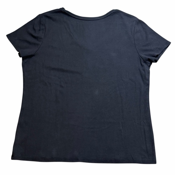 Handmade Upcycled Croft & Barrow Black & Pink POSH BOSS Graphic Tee - Size Large - Picture 6 of 13